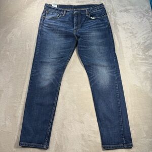 Levi's 512 Slim Tapered Fit Jeans Men's Sz 36x30 Dark Blue Wash